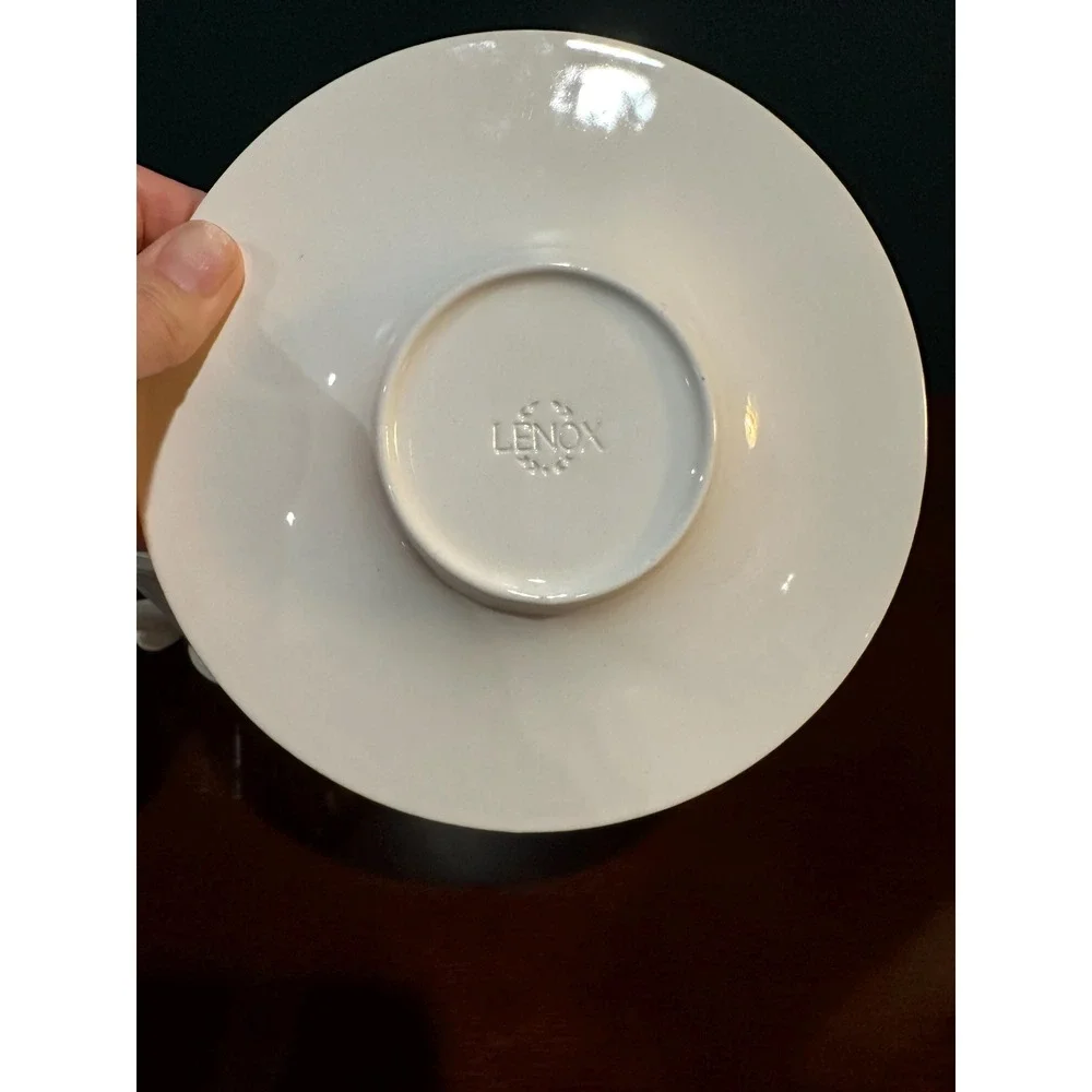 Vintage Lenox Butler's Pantry Gourmet "Fluted" Cup and Saucer Set - Picture 5 of 9